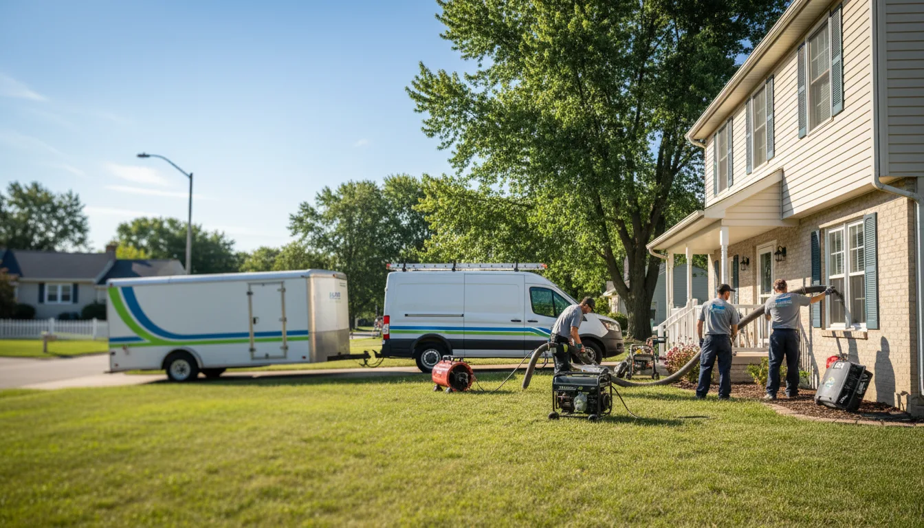 Flooded Basement Restoration And Cleanup With Repair in Monroe, NE near me